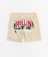 Cheech & Chong Rollin Mesh Short - Khaki